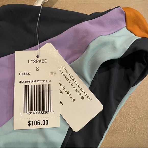 Set of 2!! L*Space Luca Sunburst Bikini Top and Bottom!! 🌺 - Picture 6 of 7